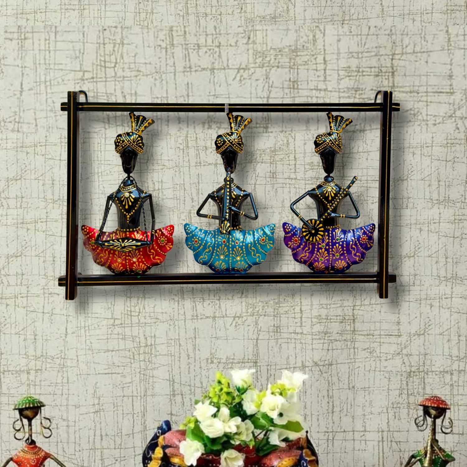 RSN Metal Rajasthani Wall Hanging 